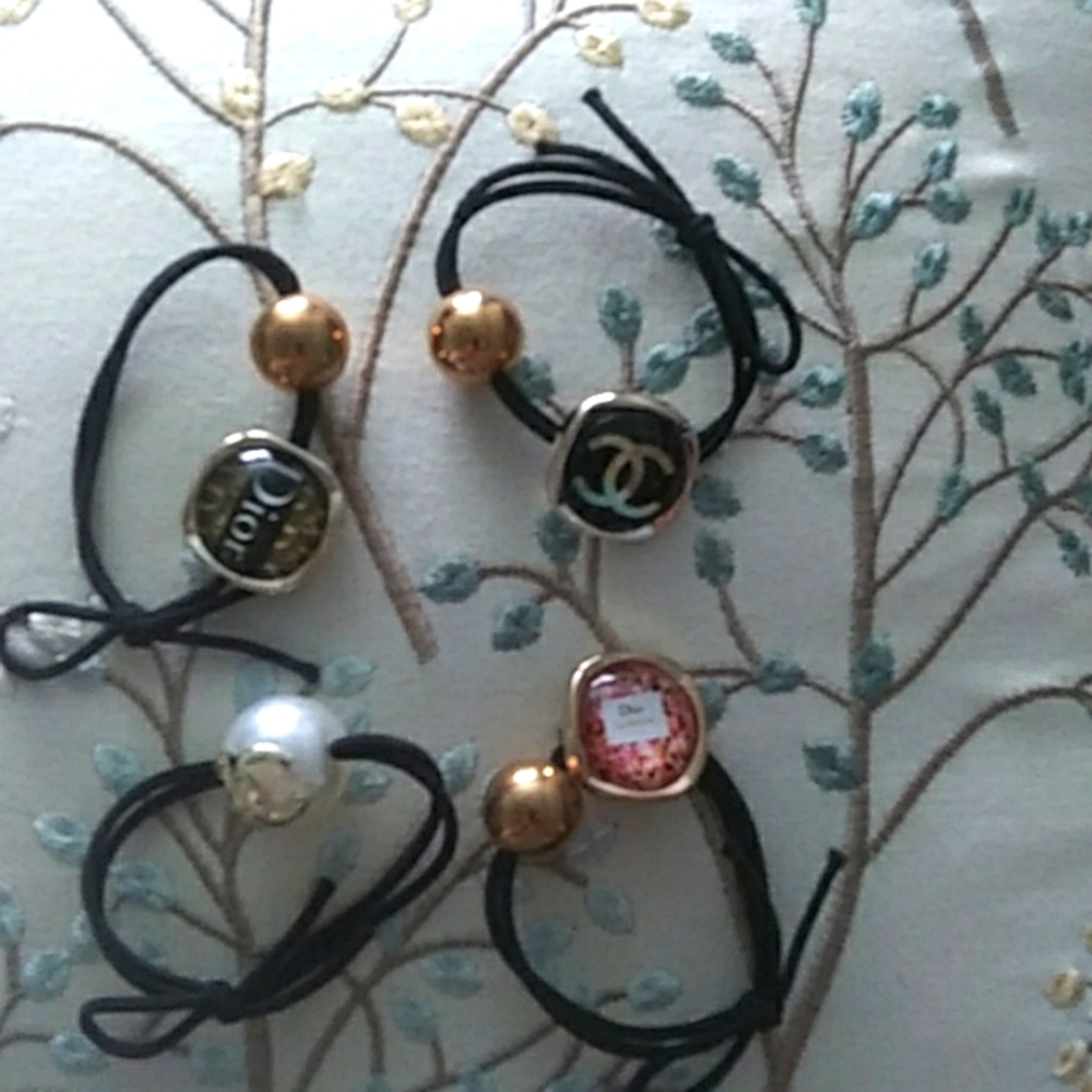 Designer hair ties
